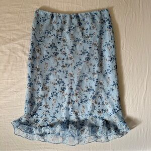 Vintage Rave Floral Skirt